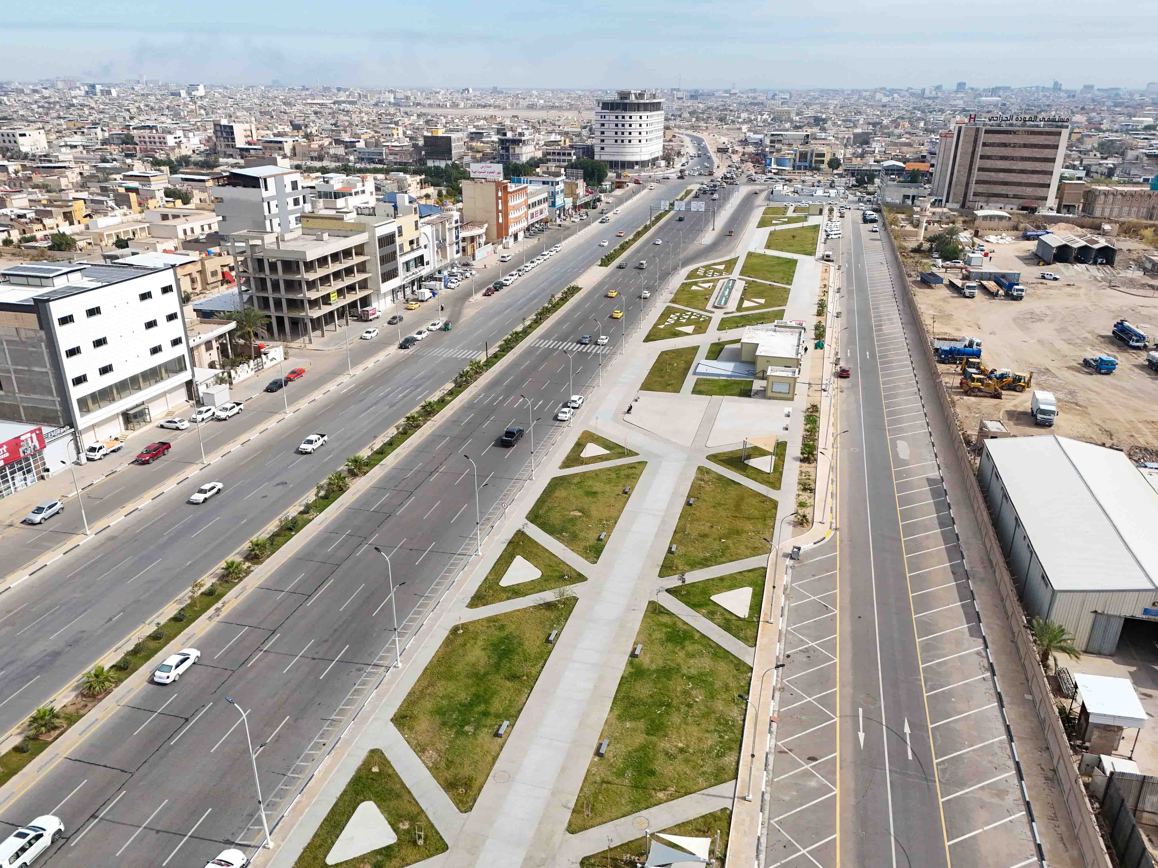مشروع تأهيل شارع اللجنة الأولمبية في البصرة - View 2